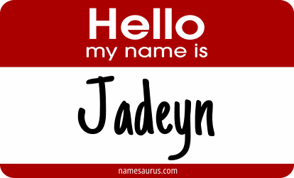 Hello my name is Jadeyn png download