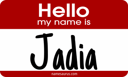 Hello my name is Jadia png download