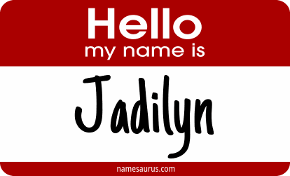 Hello my name is Jadilyn png download