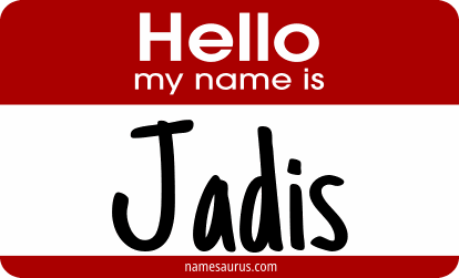Hello my name is Jadis png download