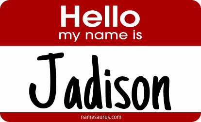 Hello my name is Jadison png download