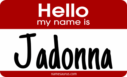Hello my name is Jadonna png download