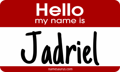 Hello my name is Jadriel png download