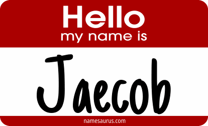 Hello my name is Jaecob png download