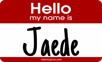 Hello my name is Jaede png download