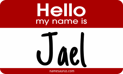 Hello my name is Jael png download
