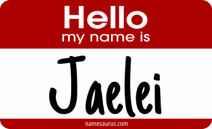 Hello my name is Jaelei png download