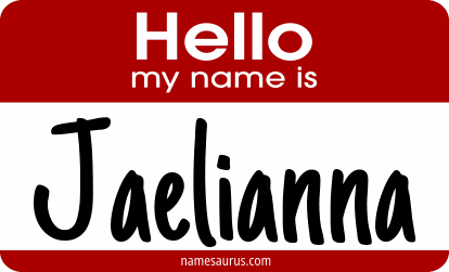 Hello my name is Jaelianna png download