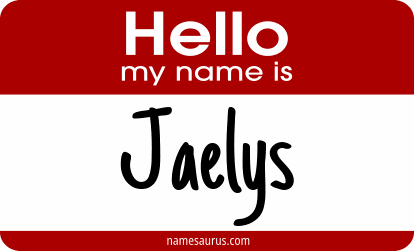 Hello my name is Jaelys png download