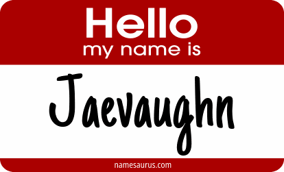 Hello my name is Jaevaughn png download