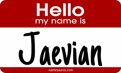 Hello my name is Jaevian png download