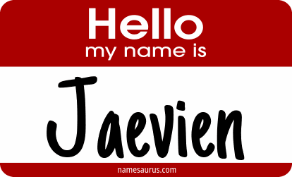 Hello my name is Jaevien png download