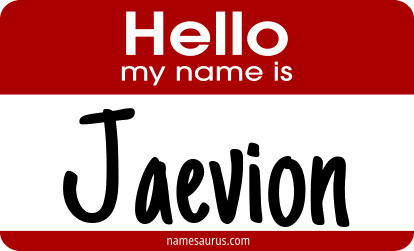 Hello my name is Jaevion png download