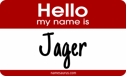 Hello my name is Jager png download