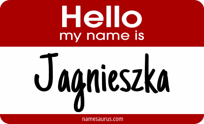 Hello my name is Jagnieszka png download