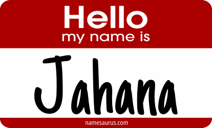 Hello my name is Jahana png download