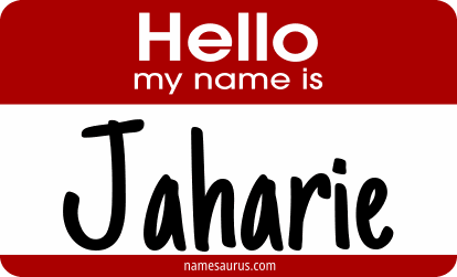 Hello my name is Jaharie png download