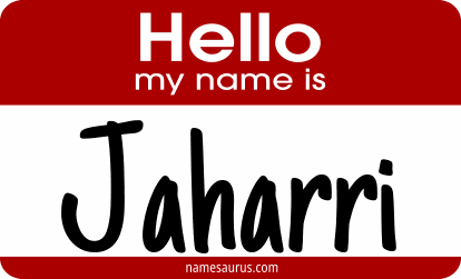Hello my name is Jaharri png download