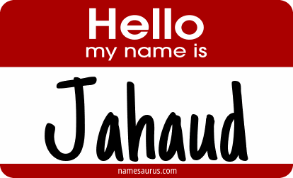 Hello my name is Jahaud png download