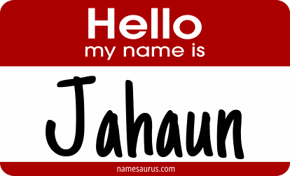 Hello my name is Jahaun png download
