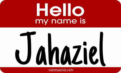 Hello my name is Jahaziel png download