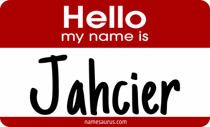 Hello my name is Jahcier png download