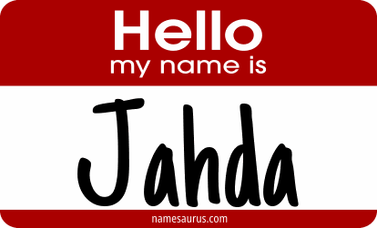 Hello my name is Jahda png download