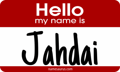 Hello my name is Jahdai png download