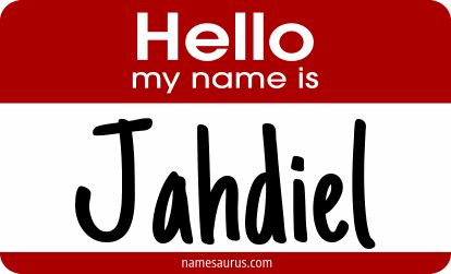Hello my name is Jahdiel png download