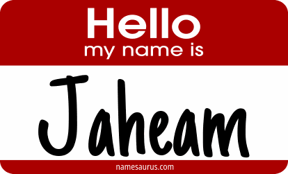 Hello my name is Jaheam png download