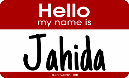 Hello my name is Jahida png download