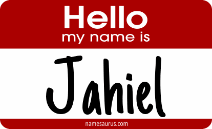 Hello my name is Jahiel png download