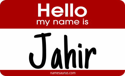 Hello my name is Jahir png download