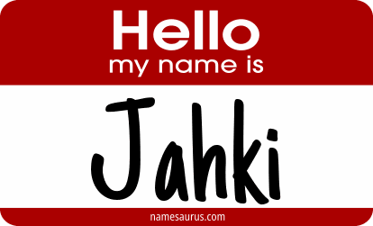 Hello my name is Jahki png download