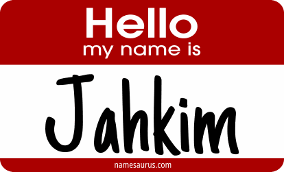 Hello my name is Jahkim png download
