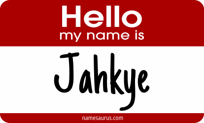 Hello my name is Jahkye png download