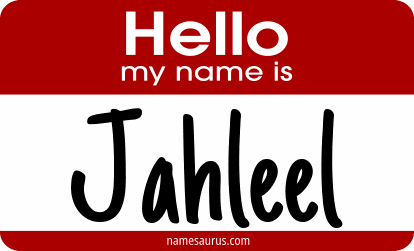 Hello my name is Jahleel png download