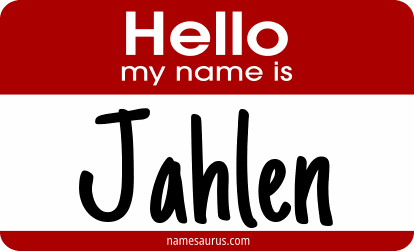 Hello my name is Jahlen png download