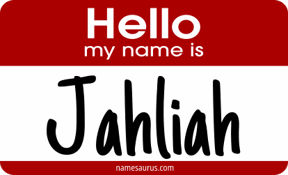 Hello my name is Jahliah png download
