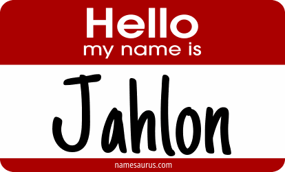 Hello my name is Jahlon png download