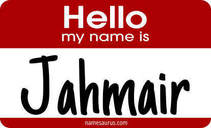 Hello my name is Jahmair png download