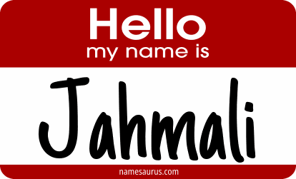 Hello my name is Jahmali png download