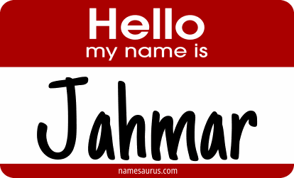 Hello my name is Jahmar png download