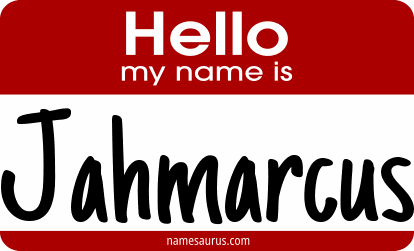 Hello my name is Jahmarcus png download