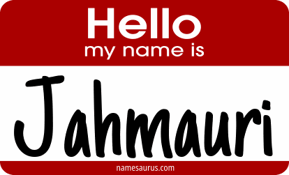 Hello my name is Jahmauri png download