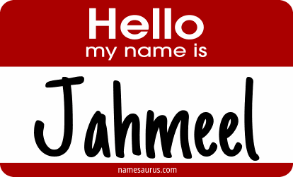 Hello my name is Jahmeel png download