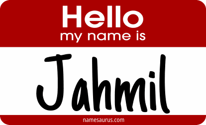 Hello my name is Jahmil png download