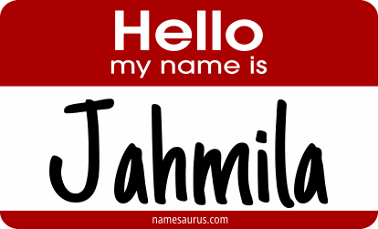 Hello my name is Jahmila png download