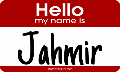 Hello my name is Jahmir png download