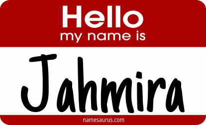 Hello my name is Jahmira png download